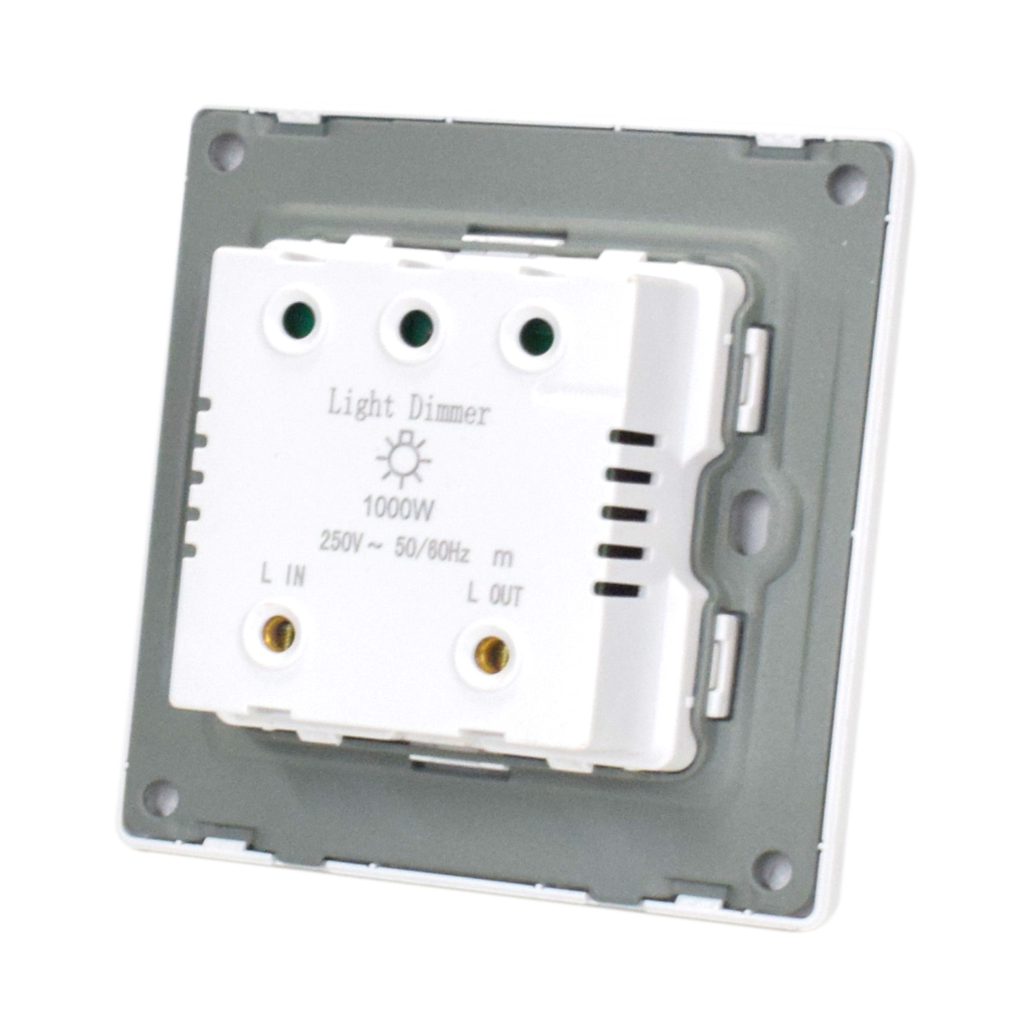 Sparta Electrical – CN80 Series Rotary Light Dimmer Switch (1000W, Square Shape) - Image 3