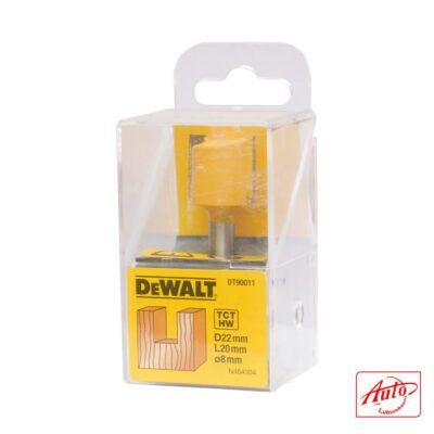 DeWalt – DT90011-QZ TCT Straight Cutter Ø22 mm (8 mm Shank, 20 mm Working Length, 52 mm Total Length)