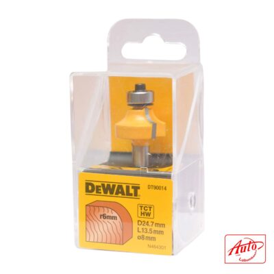 DeWalt – DT90014-QZ TCT Straight Cutter Ø24.7 mm (8 mm Shank, 13.5 mm Working Height, 52 mm Total Length)