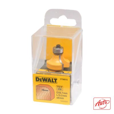 DeWalt – DT90015-QZ TCT Straight Cutter Ø31.8 mm (8 mm Shank, 15.9 mm Working Height, 52 mm Total Length)