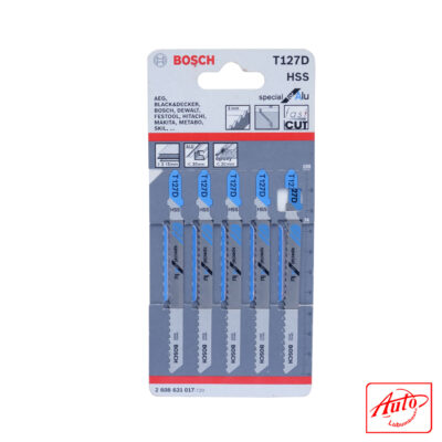 Jigsaw Blade Set HSS 5 Pieces (T 127 D Special for Aluminium, 100 mm)