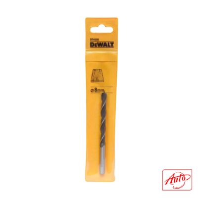 DeWalt – DT4508-QZ Brad Point Drill Bit Ø8 mm (Round Shank, 80 mm Working Length, 120 mm Overall Length)