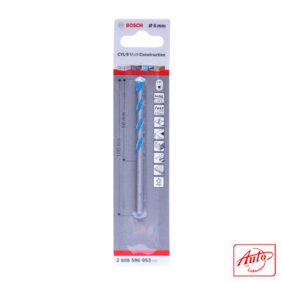 Bosch – EXPERT CYL-9 Multi Construction Drill Bit Ø6 mm (60 mm Working Length, 100 mm Total)