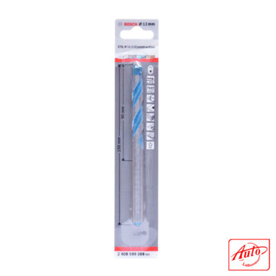 Bosch – EXPERT CYL-9 Multi Construction Drill Bit Ø12 mm (90 mm Working Length, 150 mm Total)