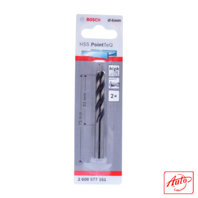 Bosch – HSS Twist Drill Bit PointTeQ Ø4 mm (Pack of 2pcs)