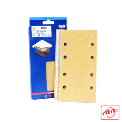 Bosch – EXPERT C470 Sandpaper (93 × 186 mm, G40, 8 Holes)