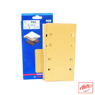 Bosch – EXPERT C470 Sandpaper (93 × 186 mm, G60, 8 Holes)