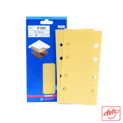 Bosch – EXPERT C470 Sandpaper (93 × 230 mm, G180, 8 Holes)