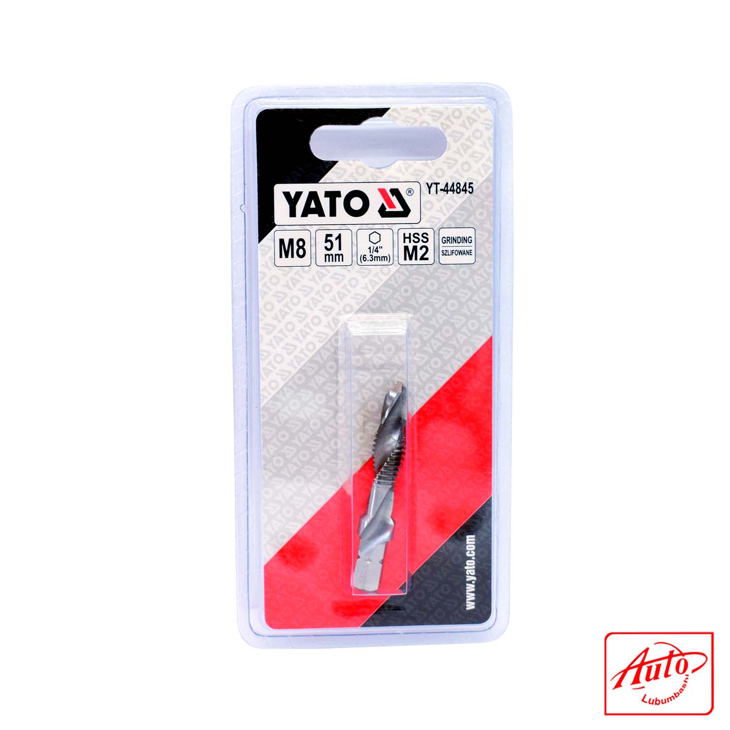 Yato – YT-44845 Combined Drill Tap M8 HEX - Image 2