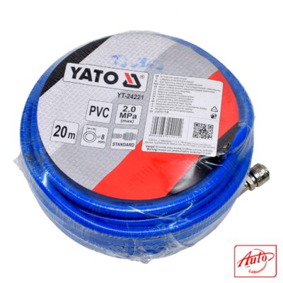 PVC Air Hose with Coupling 8 mm × 20 m