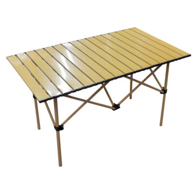 Aluminum Foldable Outdoor Folding Camping Table (55 × 95 × 50 cm)