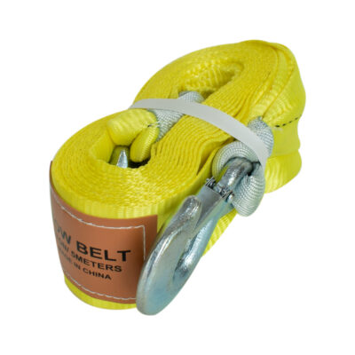 Heavy-Duty Tow Strap With 2 hooks, 5m × 75mm, 5-Ton Capacity