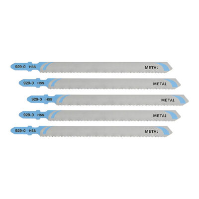 Jigsaw Blades, Metal Cutting, HSS, 5 Pack, 132mm (108mm cut)