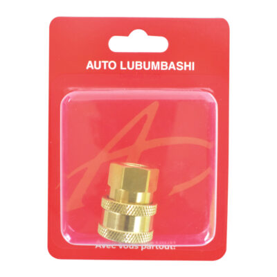 3/8" Quick Connect Coupler, Brass, Female NPT, High-Pressure