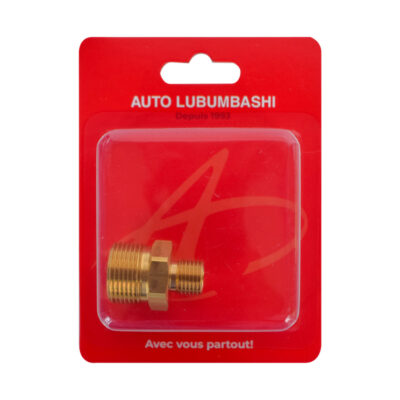 Hex Reducing Nipple – Male-to-Male Adapter – Brass – High Pressure