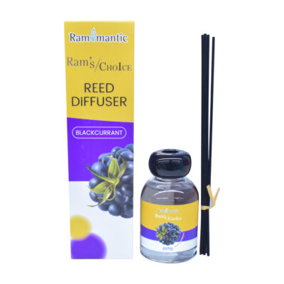 Reed Diffuser, Blackcurrant Fragrance, Home Air Freshener