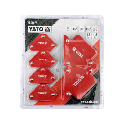 Welding Magnet Holder Set (6 pcs / 4.5–11.5 kg)
