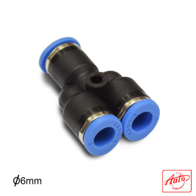 Pneumatic Quick-Connect –Y Push-In Fitting – Ø6 mm