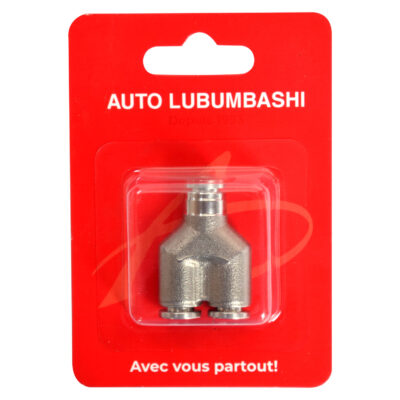 Pneumatic Quick-Connect – Stainless Steel Y Connector – Ø6 mm