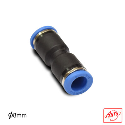Pneumatic Quick Connector – PU Plastic, 8 mm Hose
