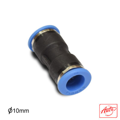 Pneumatic Quick Connector – PU Plastic, 10 mm Hose