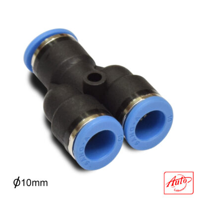 Pneumatic Quick-Connect –Y Push-In Fitting – Ø10 mm