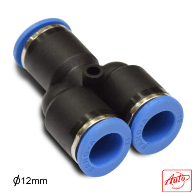 Pneumatic Quick-Connect –Y Push-In Fitting – Ø12 mm