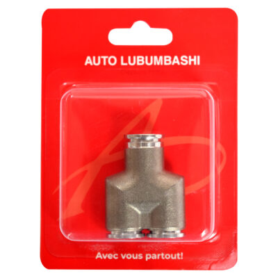 Pneumatic Quick-Connect – Stainless Steel Y Connector – Ø12 mm