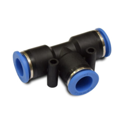 Pneumatic PE T-Fitting Air Hose Quick Coupler – 3 Way Push-In (Tube 16 mm)