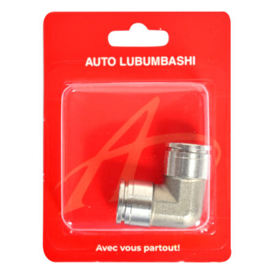 Pneumatic Quick-Connect – 90° Stainless Steel Elbow Push-In Fitting – Ø16 mm