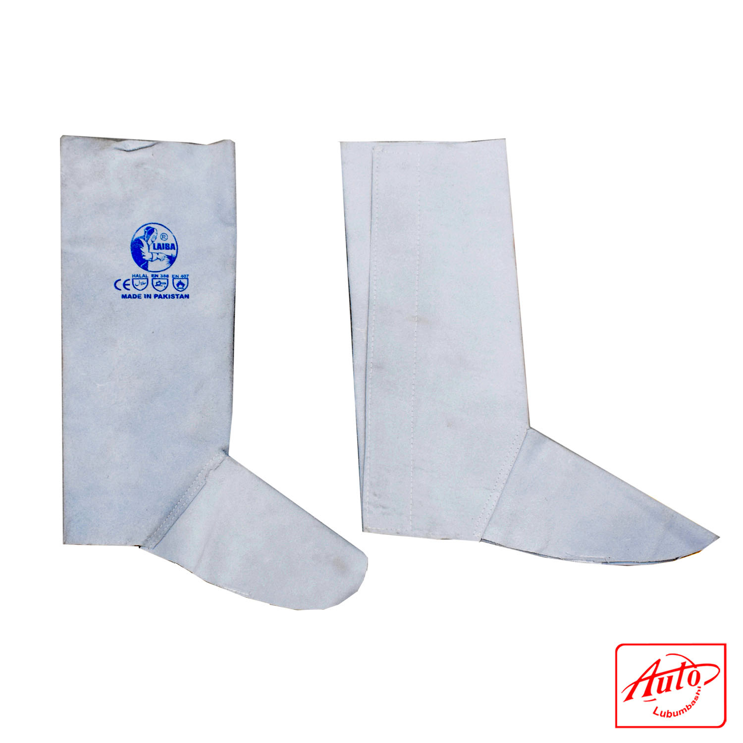 Welding Leg Guards – Split Leather, Velcro Closure, Heat Protection - Image 2