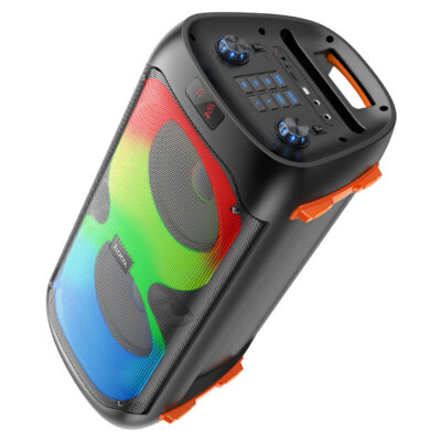 Portable Wireless Bluetooth Speaker with Dual Microphones