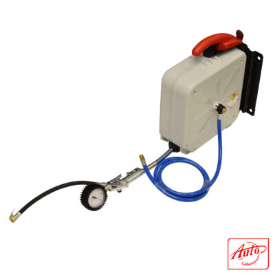 Kit Hose Reel with Inflating Gun & Manometer Ø 60 mm (0–10 bar)
