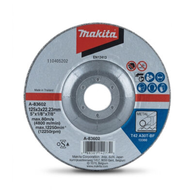 Metal Cutting Disc – 125 × 3 × 22.23 mm