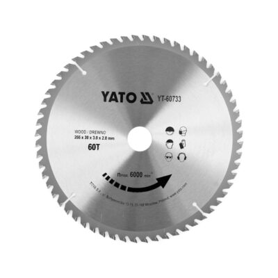 Wood TCT Circular Saw Blade – 225 × 2 × 30 mm, 60 Teeth