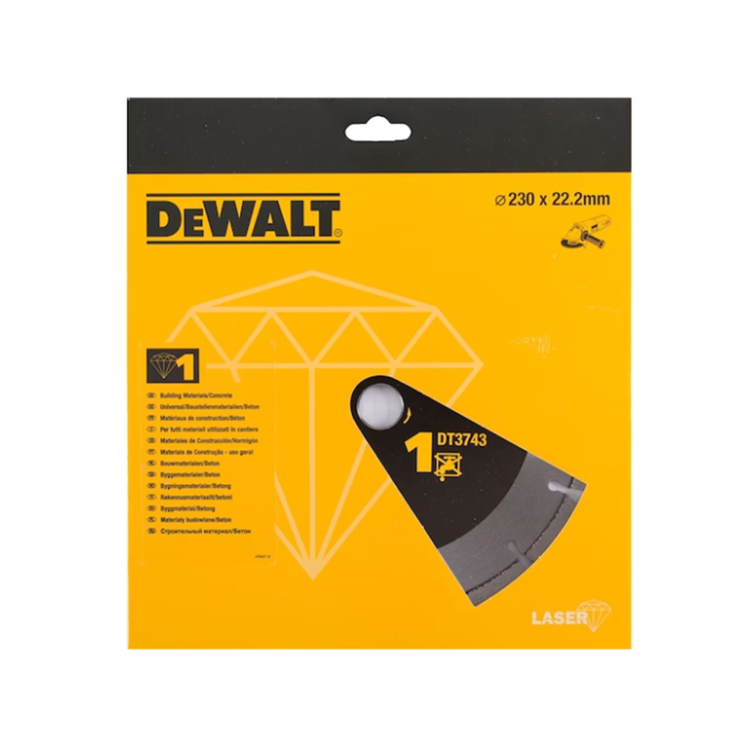 Laser-Welded Diamond Cutting Disc for Concrete – 230 x 22.2 x 2.4 mm – Image 2