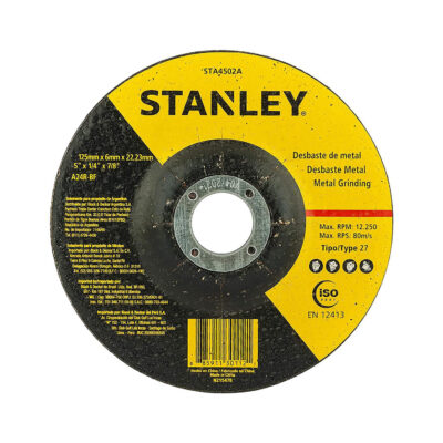 Metal Grinding Disc – 125 x 6 x 22.23 mm