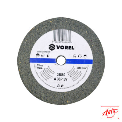 Grinding Disc for Bench Grinder – 125x12.7x17mm, Fine Grain