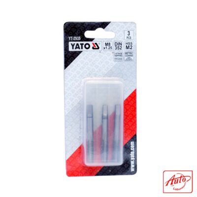 Hand Tap Set – M8 (3 pcs) HSS M2