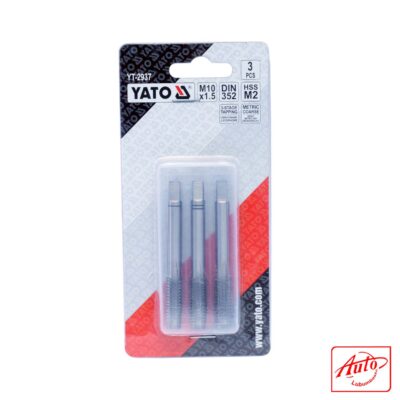 Hand Tap Set – M10 (3 pcs) HSS M2