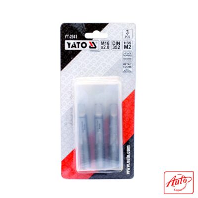 Hand Tap Set – M16 (3 pcs) HSS M2