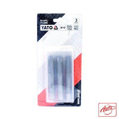 Hand Tap Set – M18 (3 pcs) HSS M2