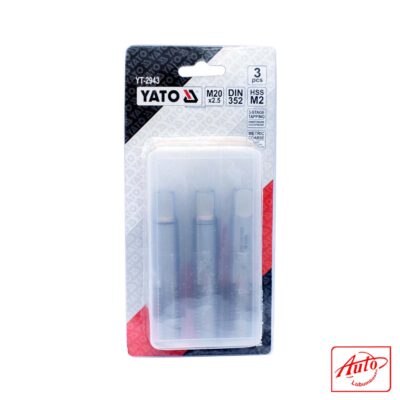 Hand Tap Set – M20 (3 pcs) HSS M2