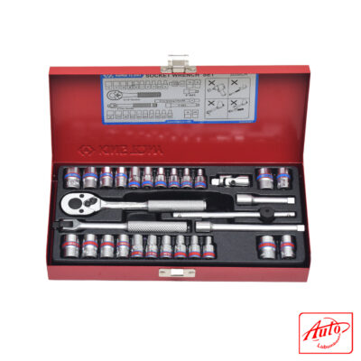 1/4" Drive 12-Point Socket Wrench Set – 30 Pcs